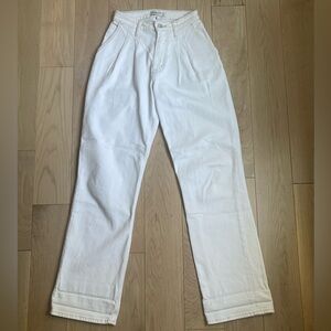 Abercrombie & Fitch Women's High Rise Jeans - White